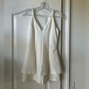 Solemio White Romper